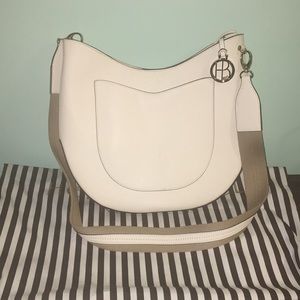 Henri Bendel Large Cream/White Crossbody Bag